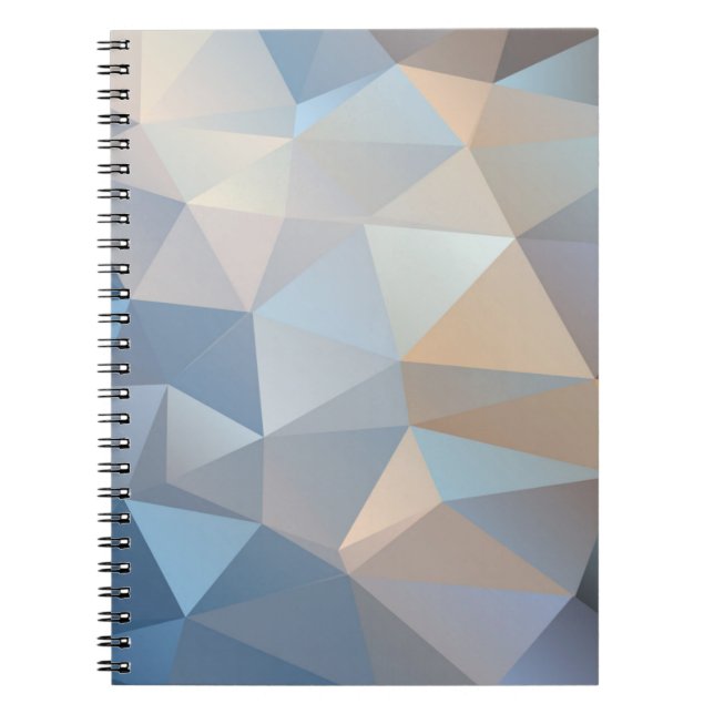 Carnet Motif abstrait frais de triangle (Devant)