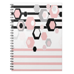 Carnet Motif abstrait géométrique