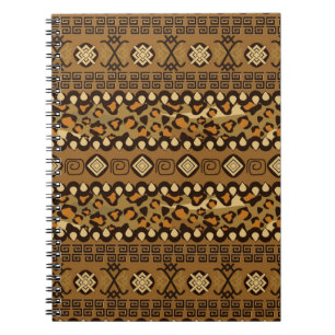 Carnet Motif africain de peau de guépard
