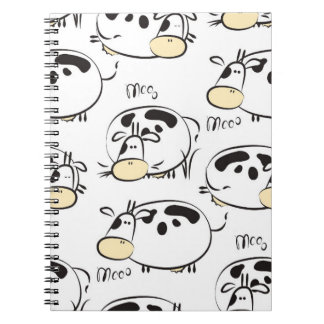 Carnet Motif amusant avec des animaux enfantins. Clip vin