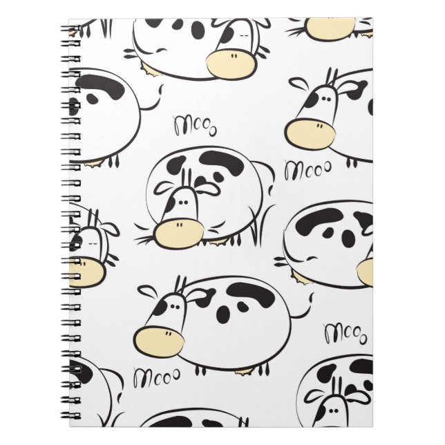 Carnet Motif amusant avec des animaux enfantins. Clip vin (Devant)