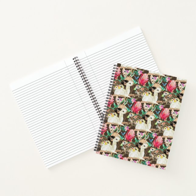 Carnet Motif animal tropical (Intérieur)