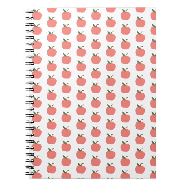 Carnet Motif Apple | Mignonne Enseignante Moderne Scandi  (Devant)