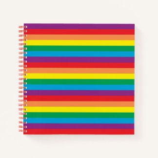 Carnet Motif arc-en-ciel simple