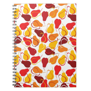 Carnet Motif aux poires