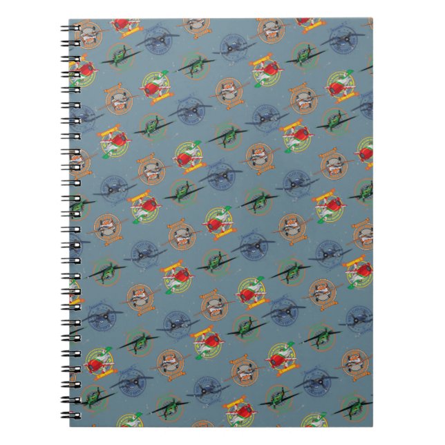 Carnet Motif Avions (Devant)