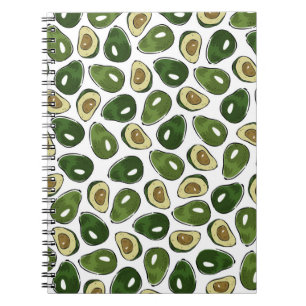 Carnet Motif Avocado
