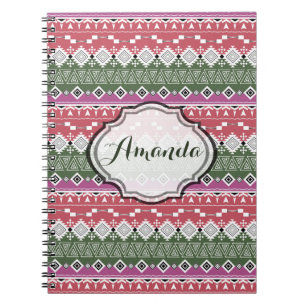Carnet Motif aztèque.