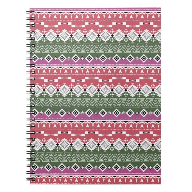 Carnet Motif aztèque. (Devant)