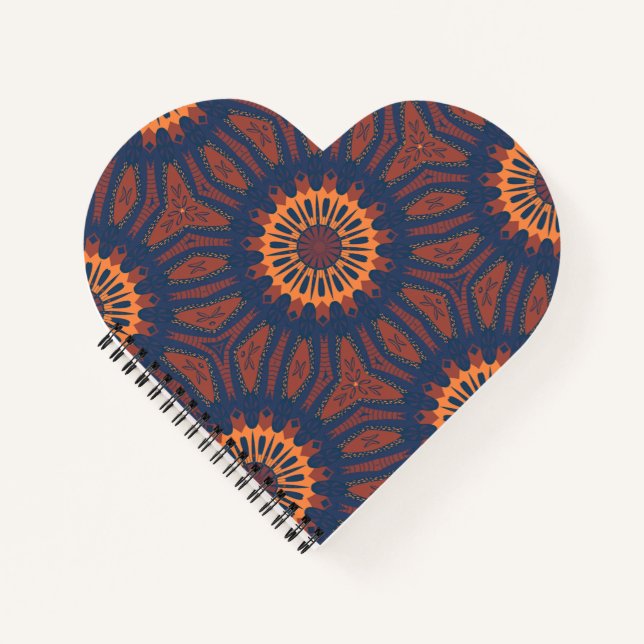 Carnet Motif Boho Bloom Mandala (Devant)