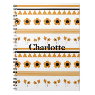 Carnet Motif Boho triangle de bordure