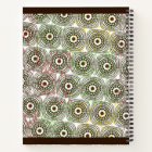 carnet motif Brown vert ankara