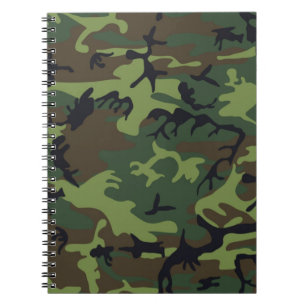 CARNET MOTIF CAMOFLAUGE