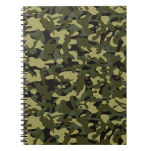 Carnet Motif camouflage Euro Spring