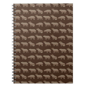 Carnet Motif Capybara