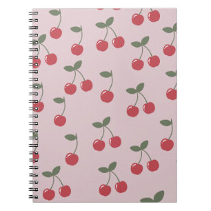 Carnet Motif cerise