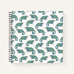 Carnet Motif Chameleon