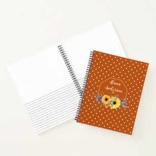 Carnet Motif classique à pois