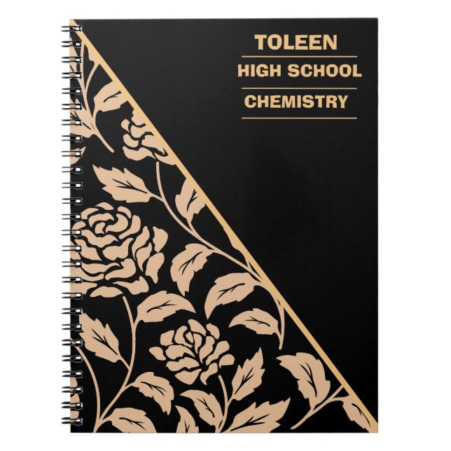 Carnet Motif coloré personnalisé (Devant)