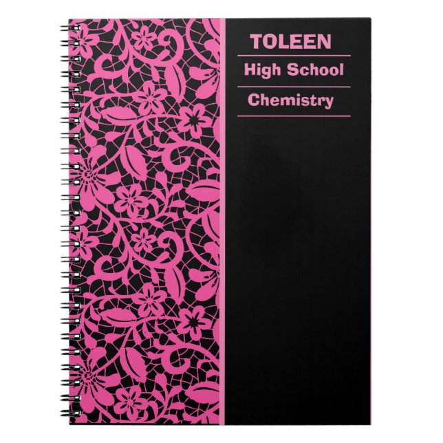 Carnet Motif coloré personnalisé (Devant)