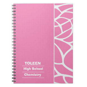 Carnet Motif coloré personnalisé non