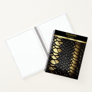 Carnet Motif complexe de la peau d'un serpent