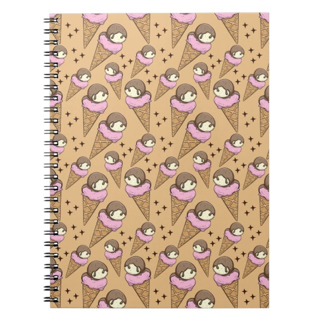 Carnet Motif crème glacée | motif Lollies | lollipop 27 (Devant)