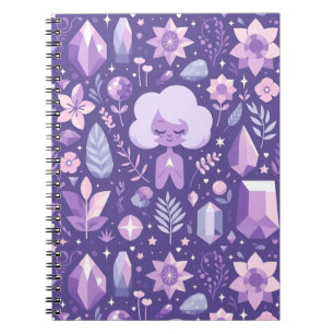 Carnet Motif Crystal Dreams