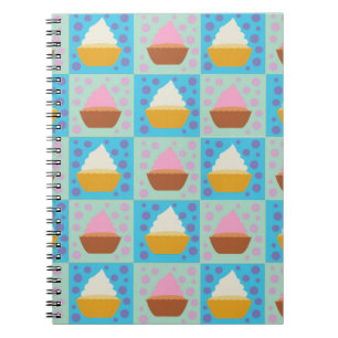 Carnet Motif Cupcake