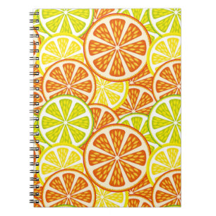 Carnet Motif d'agrume