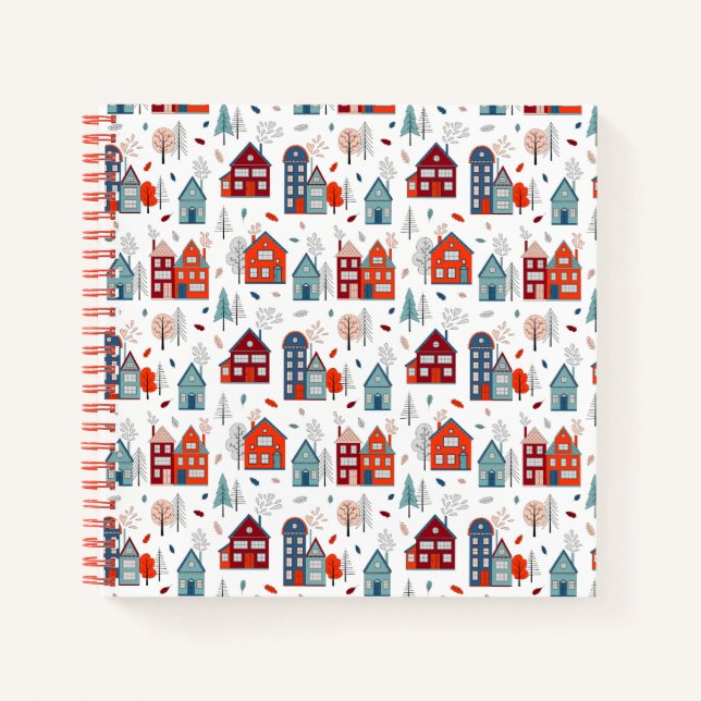Carnet Motif d'art populaire de la Maison scandinave (Devant)