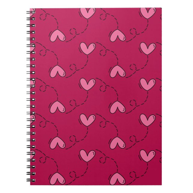 Carnet Motif de ballon cardiaque (Devant)