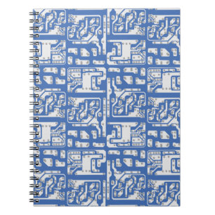 Carnet Motif de carte de circuit