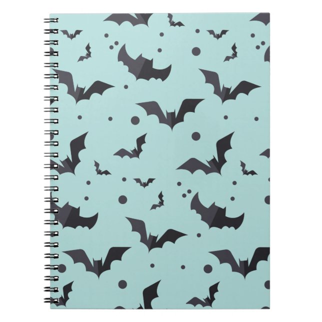 Carnet Motif de chaume verte d'Halloween (Devant)