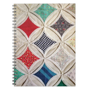 Carnet Motif de courtepointe de la fenêtre de la cathédra