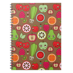 Carnet Motif de cuisine de fruit