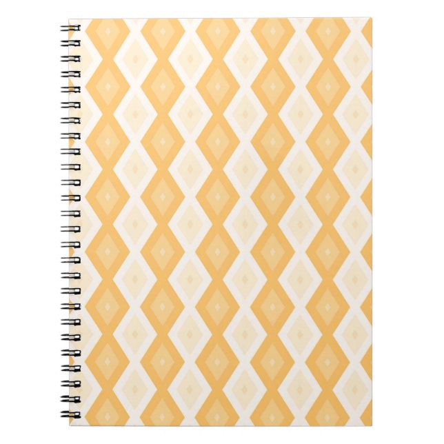 Carnet Motif de diamant jaune (Devant)