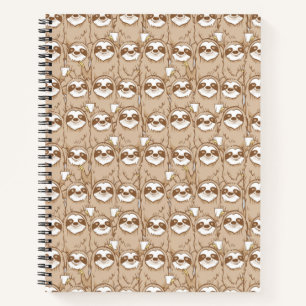 Carnet Motif de fentes et café