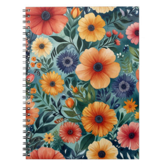 Carnet Motif de fleurs