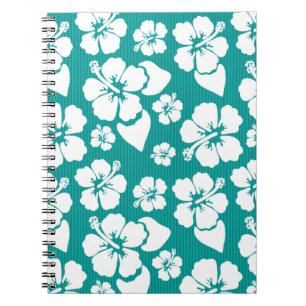 Carnet Motif de fleurs d'Hibiscus