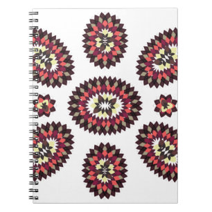 Carnet Motif de fleurs Mandala