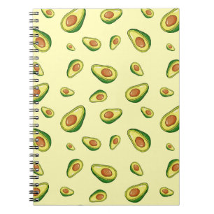 Carnet Motif de fruit d'avocat