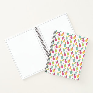 Carnet Motif de fruit d'été de l'ananas tropical amusant