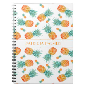 Carnet Motif de fruits d'ananas moderne