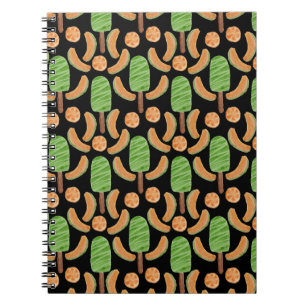Carnet Motif de glace Motif de sucettes sucette 12