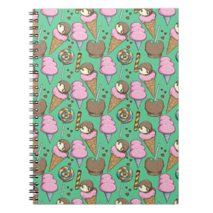 Carnet Motif de glace   Motif de sucettes   sucette 29