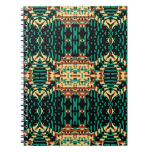 Carnet Motif de gravure de couleur. Illustration vintagea