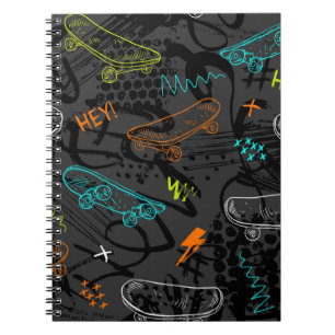 Carnet motif de grunge sans soudure Abstrait. Mode de sty