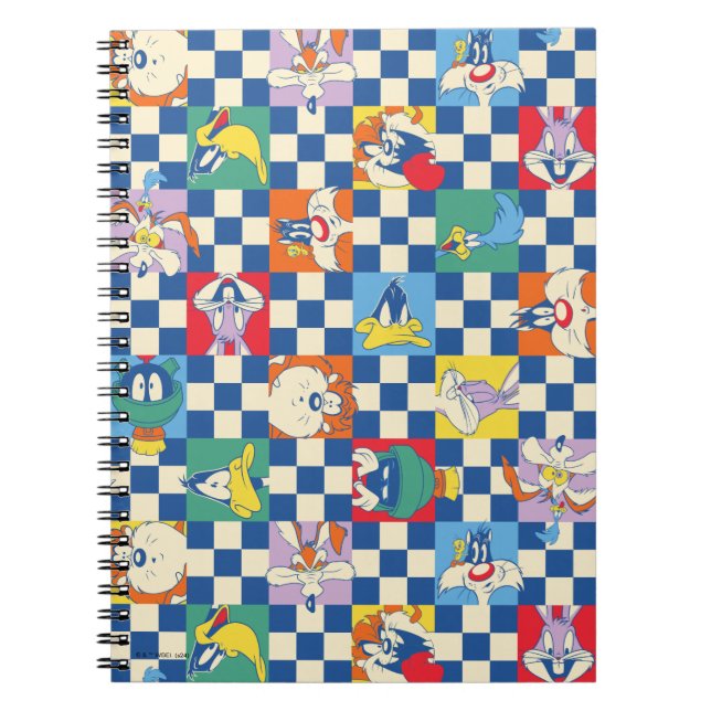 Carnet Motif de jeton couleur LOONEY TUNES™ Checker (Devant)