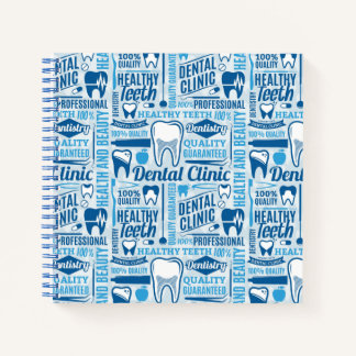 Carnet Motif de la clinique dentaire bleue